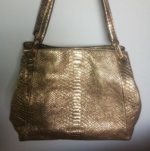 Michael kors snakeskin bag